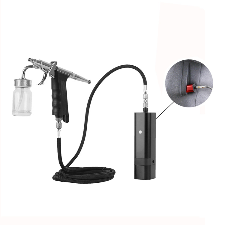 Auto Haririk gabeko Airbrush Makillaje Kit alboko elikadura koparekin
