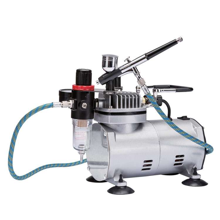 PSI handiko aire-konpresorea kabledun aerografo-kit